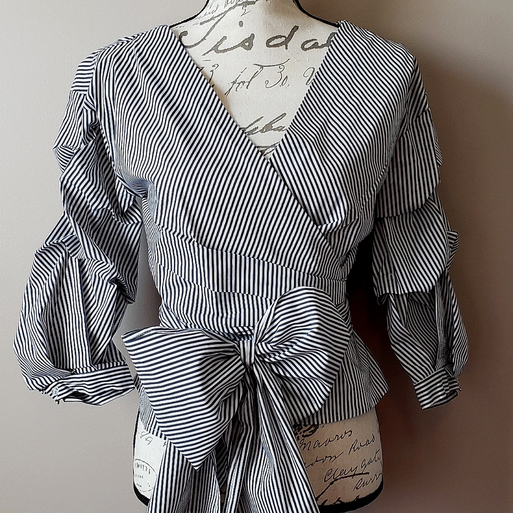 New York and Company wrap shirt